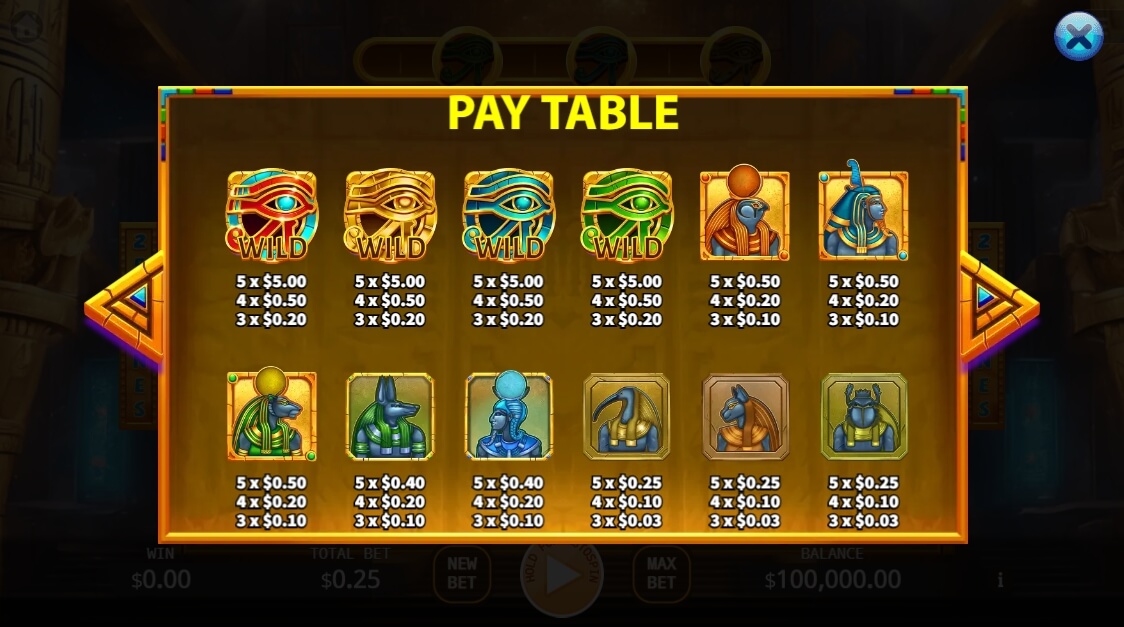 Egyptian Deity จาก slotxo เติม true wallet ค่าย Ka-gaming