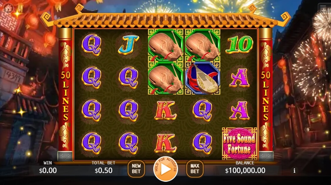 Five Sound Fortune จาก 168slotxo ค่าย Ka-gaming