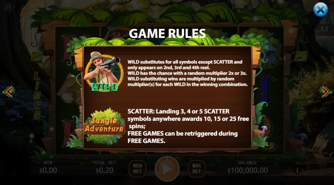 Jungle Adventure จาก สล็อต xo เครดิต ฟรี ค่าย Ka-gaming