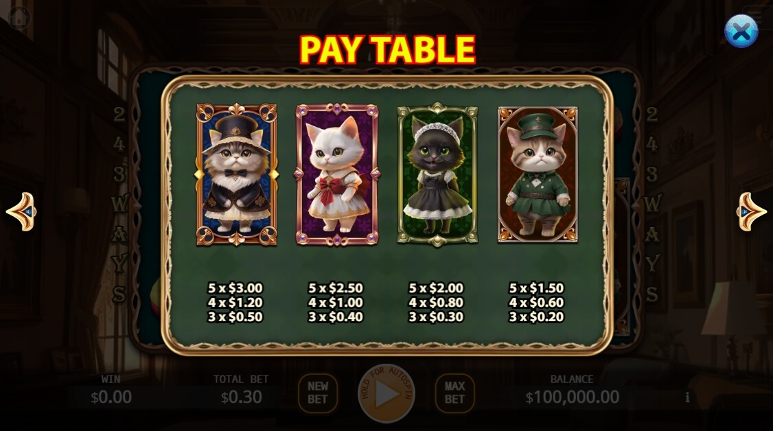 Noble Cat จาก slotxo 555 ค่าย Ka-gaming