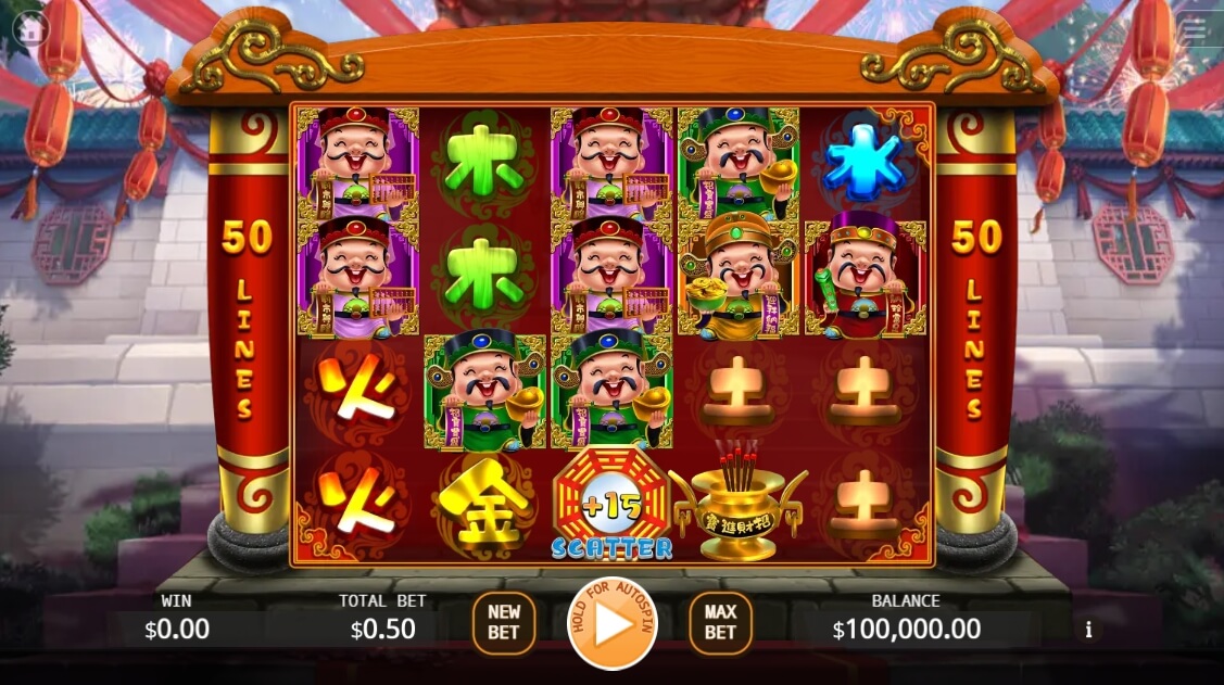 Five Fortune Gods ค่าย Ka gaming จาก slotxo เติม true wallet