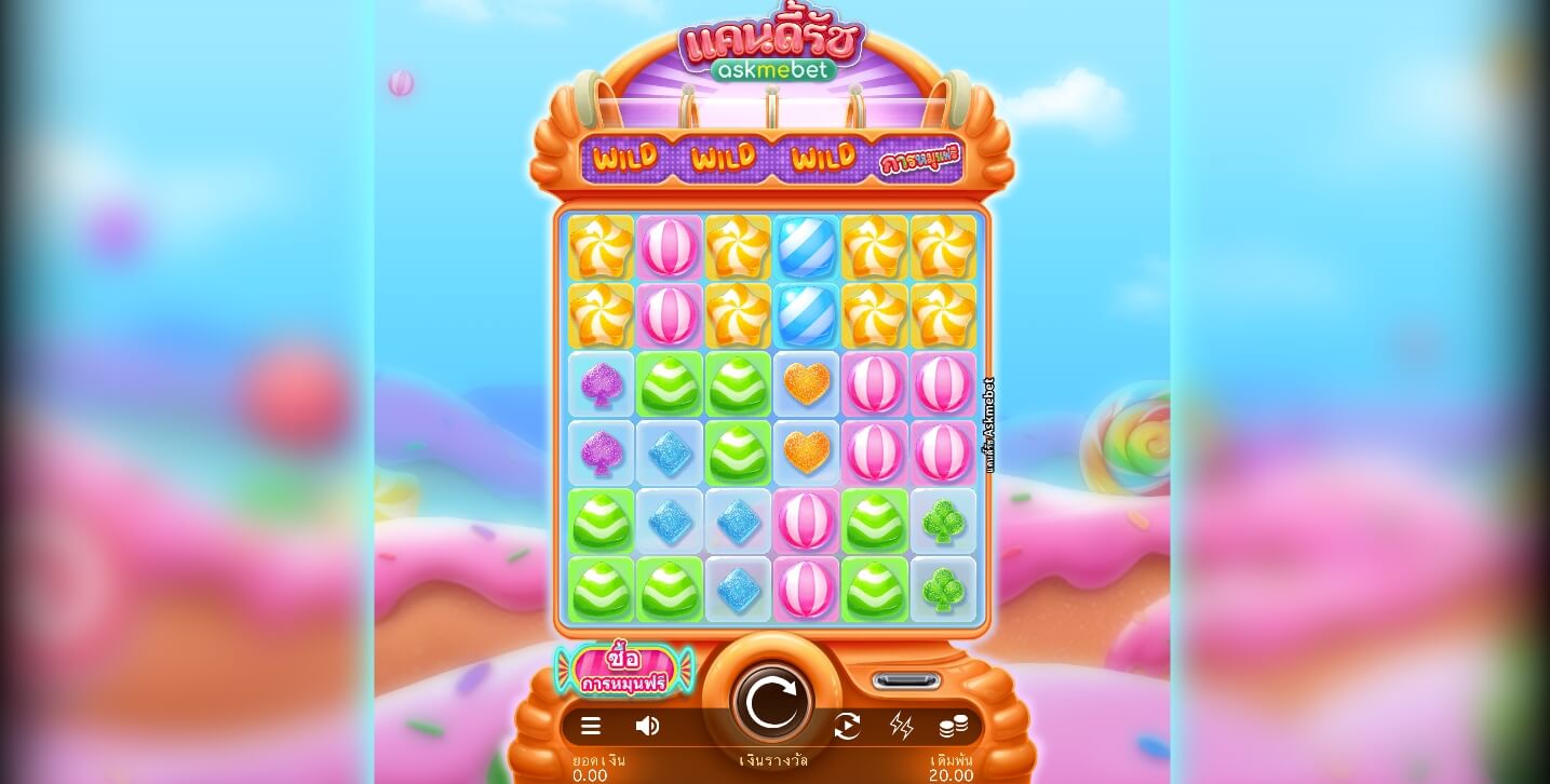 Candy Rush Askmebet ค่าย Microgaming slotxo เล่น ฟรี