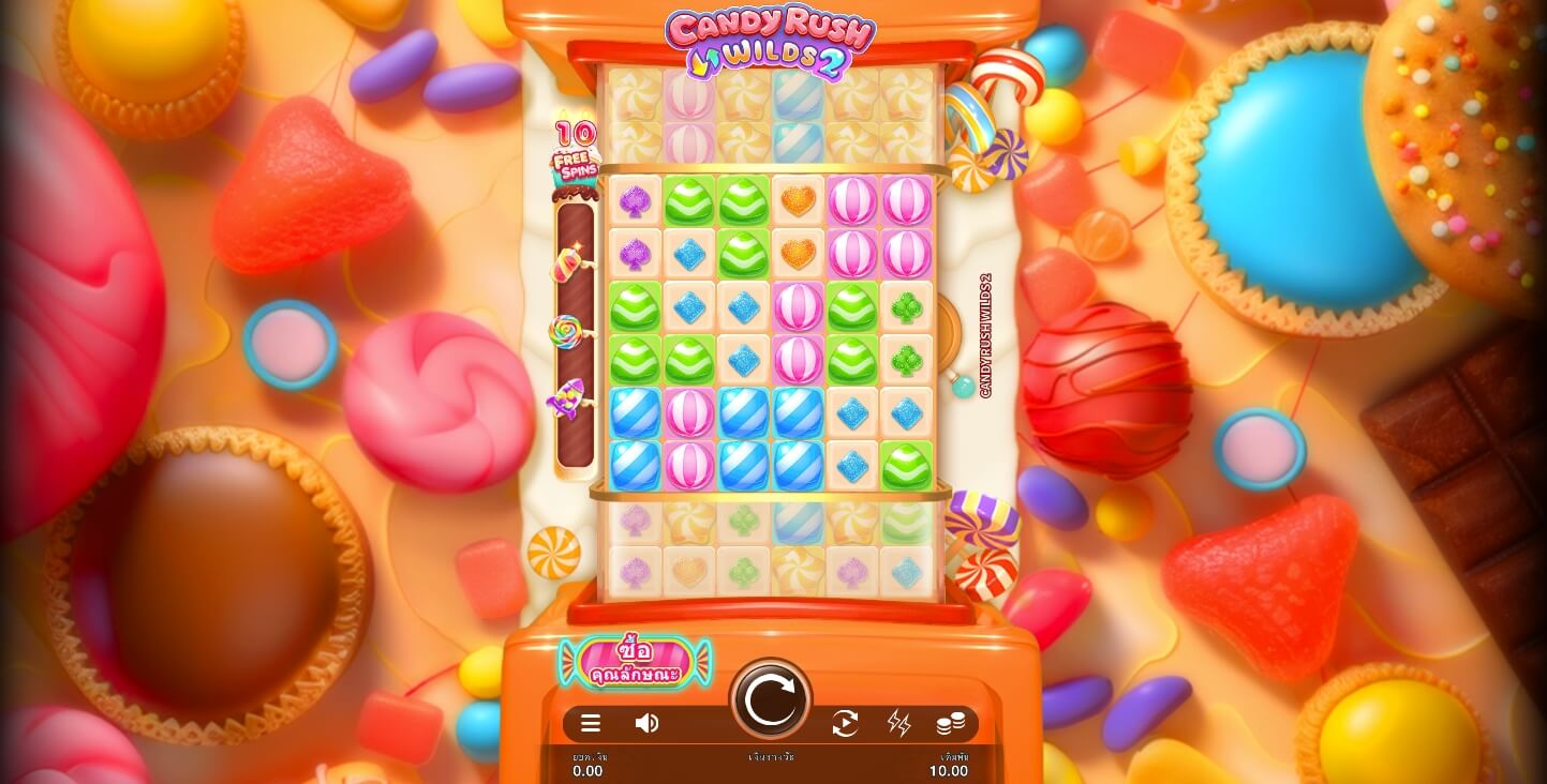 Candy Rush Wilds 2 ค่าย Microgaming slotxo 168