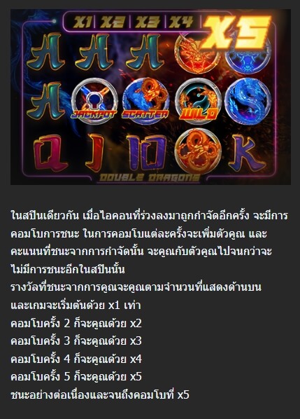 DOUBLE DRAGONS ค่าย MANNAPLAY slotxo เติม true wallet