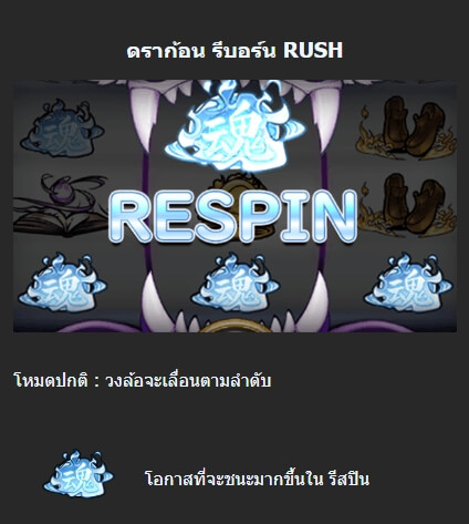 DRAGON REBORN RUSH ค่าย MANNAPLAY slotxo mobile