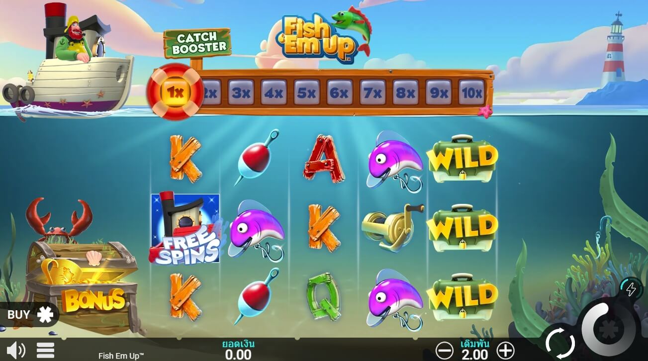 Fish Em Up ค่าย Microgaming สล็อต xo