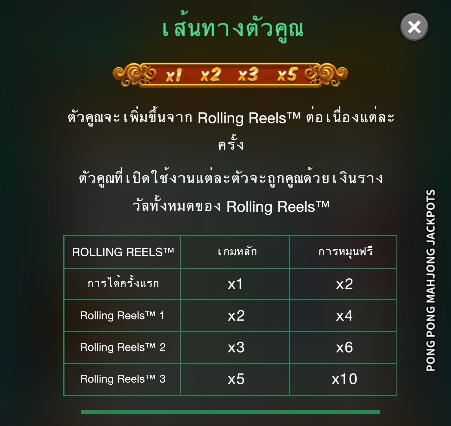 Pong Pong Mahjong Jackpots ค่าย Microgaming slotxo mobile