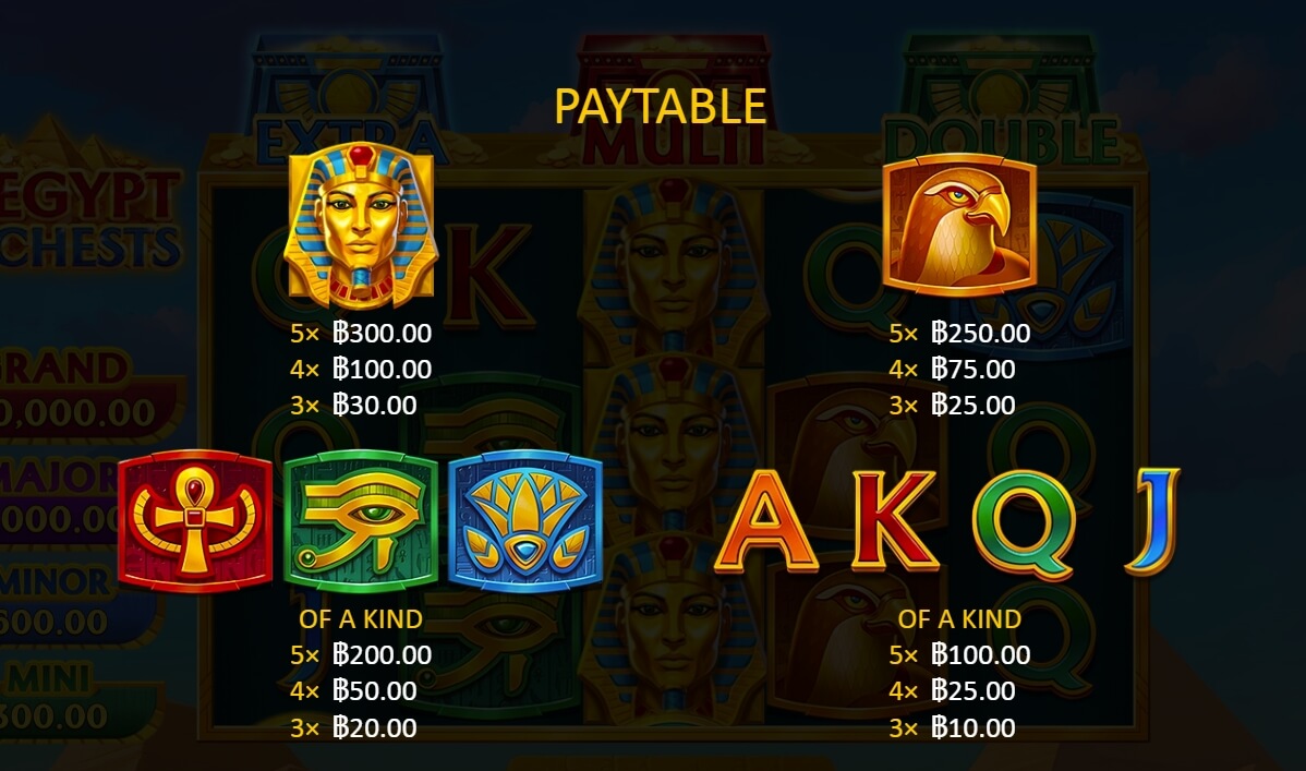 3 Egypt Chests ค่าย booongo เว็บ สล็อต เว็บตรง SLOTXO จาก slotxo mobile