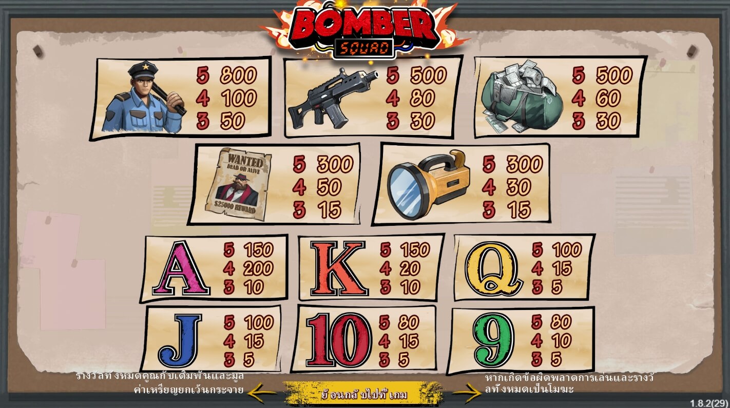 Bomber Squad ค่าย SimplePlay จาก สล็อต 666