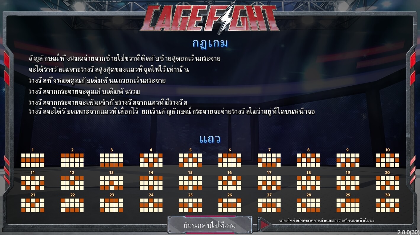 Cage Fight ค่าย SimplePlay จาก slotxo เครดิตฟรี