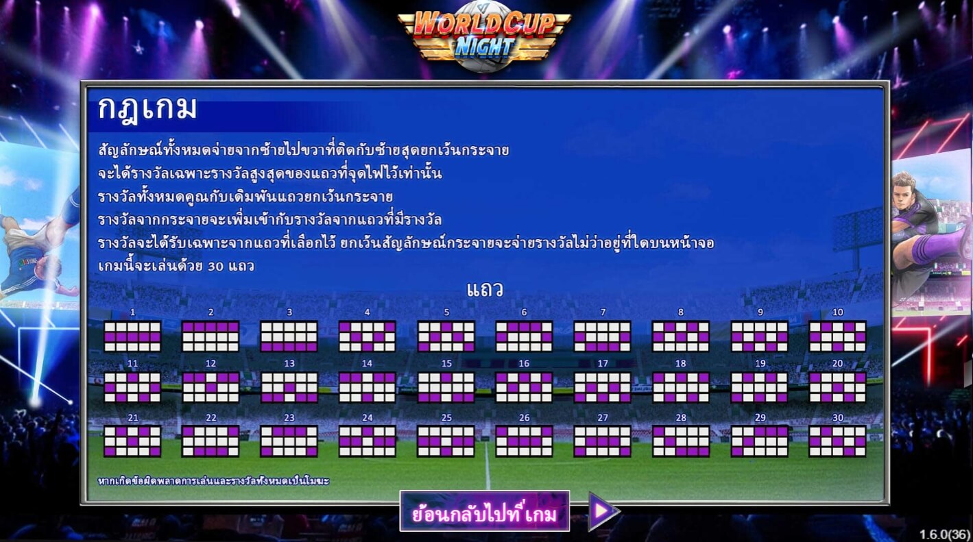 World Cup Night ค่าย SimplePlay จาก slotxo เล่น ฟรี